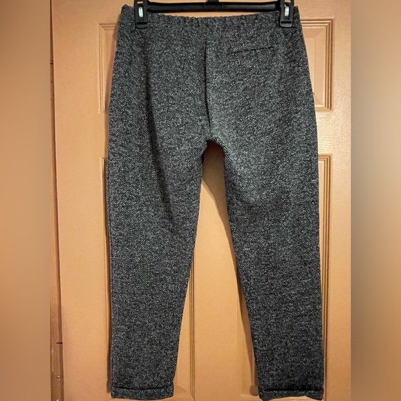 Women's Herringbone Knit Jumpsuit in Charcoal Gray - Picture 8 of 10